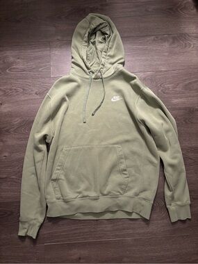 Nike Women's Crewneck Hoodie in Sage Green